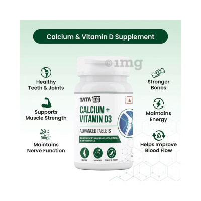 Combo Pack Tata 1mg: multivitamin + canxi & D3 + salmon omega-3 